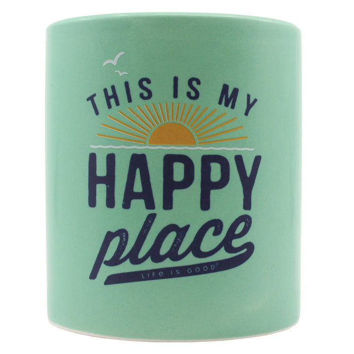 Life Is Good. This Is My Happy Place 12oz. Soy Candle