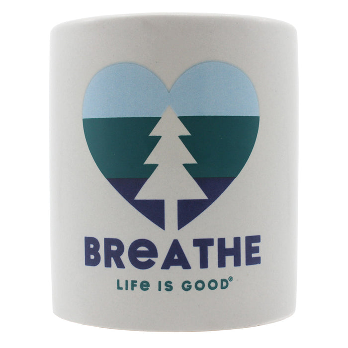 Life Is Good. Breathe 12oz. Soy Candle